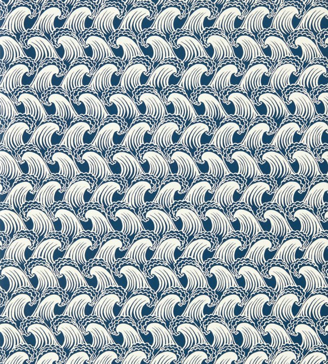 Ride The Wave Wallpaper - Denim - NART112807 - Scion - Premier Wallcovering