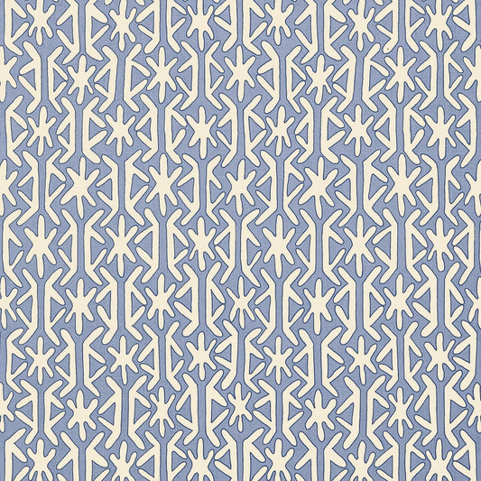 Rinca Wallpaper - Blue - Thibaut - T5741 - Premier Wallcovering