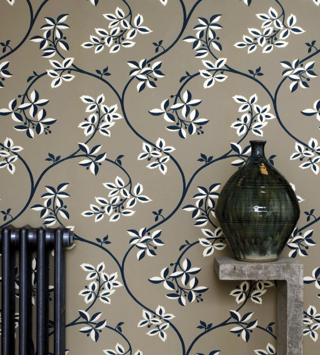 Ringwold Wallpaper - Stiffkey Blue - 1649 - Farrow & Ball - Premier Wallcovering