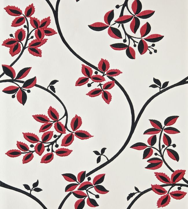 Ringwold Wallpaper - Rectory Red - 1652 - Farrow & Ball - Premier Wallcovering