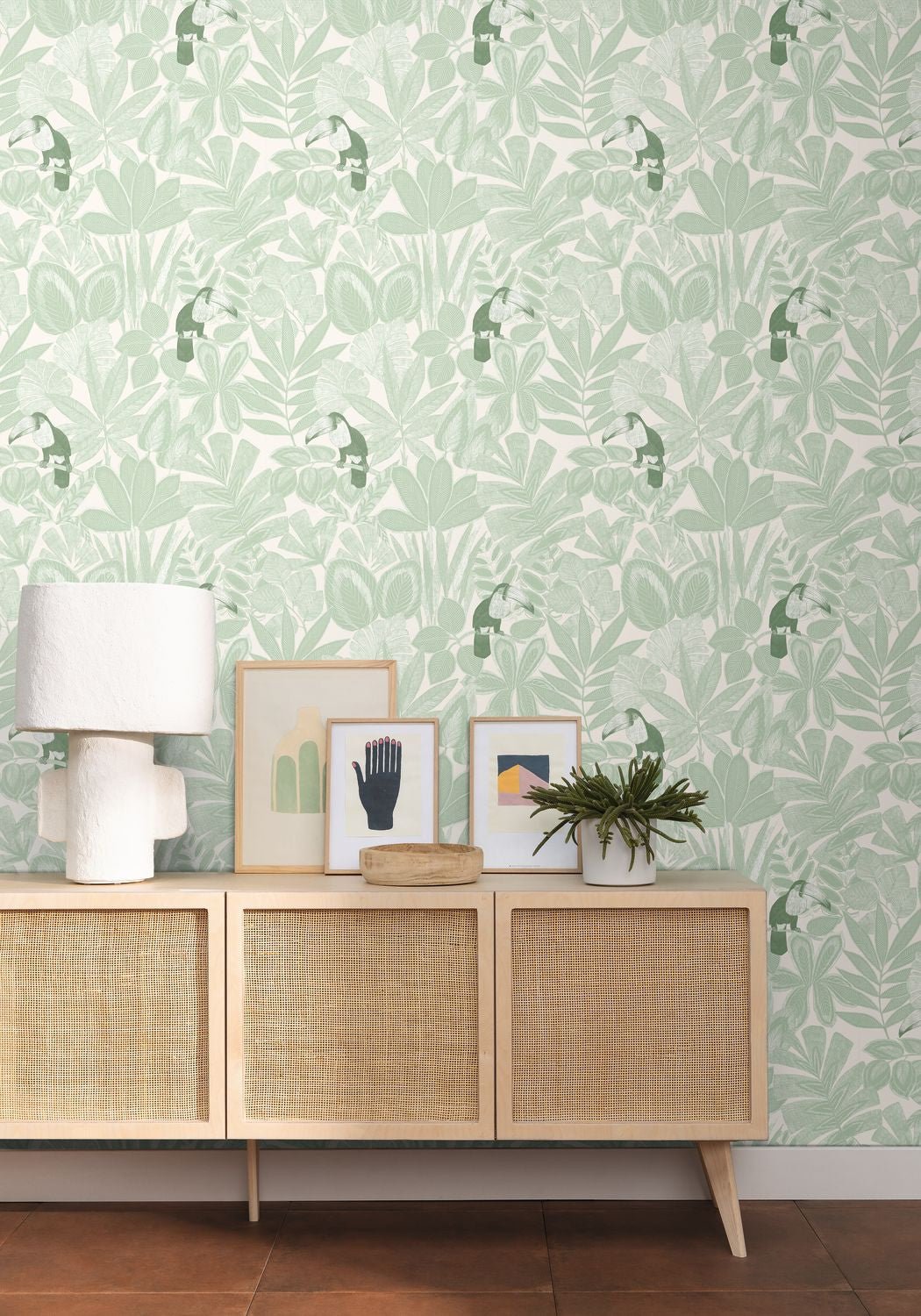 Rio Wallpaper - Vert D'eau - Caselio - 103920614 - Premier Wallcovering