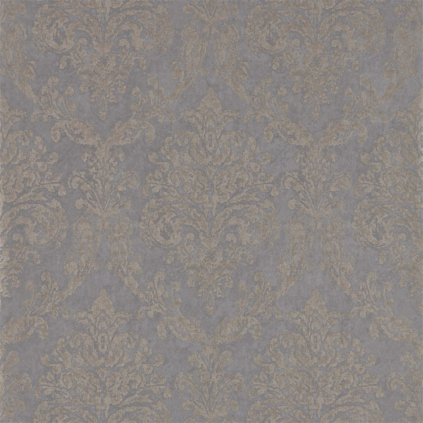 Riverside Damask Wallpaper - Mole/Copper - Sanderson - DWAP216290 - Premier Wallcovering
