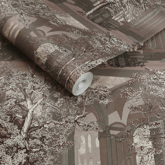 Rivington Folly Wallpaper - Dusk - Graham & Brown - 129090 - Premier Wallcovering