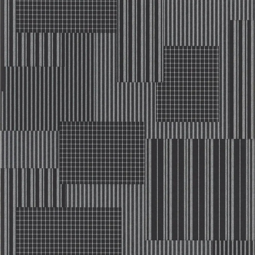 Rivington Patchwork Wallpaper - Vintage Black - Ralph Lauren - PRL5004/02 - Premier Wallcovering
