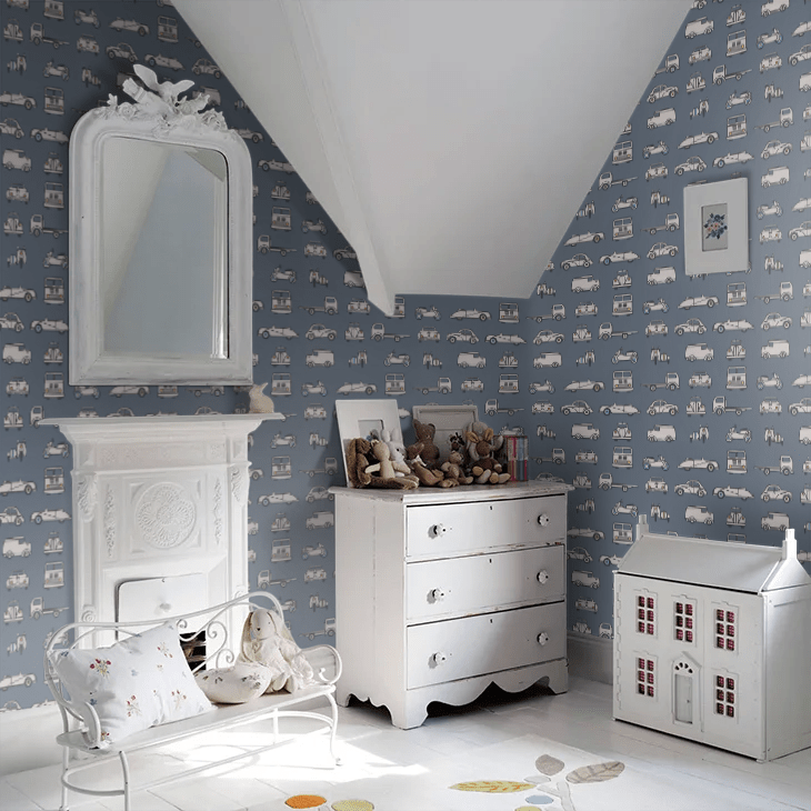 Road Trip Wallpaper - Juniper Ash - Little Greene - 0231RTJUNIP - Premier Wallcovering