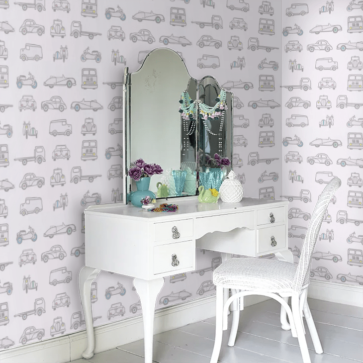 Road Trip Wallpaper - French Grey - Little Greene - 0231RTFRENC - Premier Wallcovering