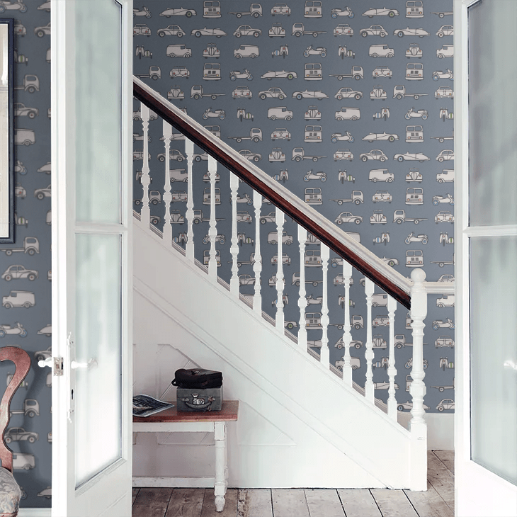 Road Trip Wallpaper - Juniper Ash - Little Greene - 0231RTJUNIP - Premier Wallcovering