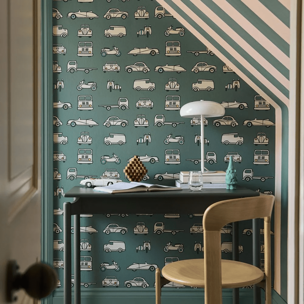Road Trip Wallpaper - Pleat - Little Greene - 0231RTPLEAT - Premier Wallcovering