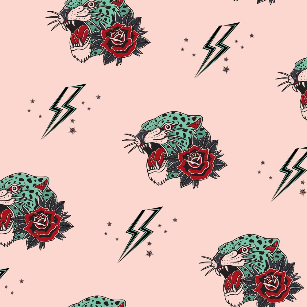 Roar Power Wallpaper - Candy Floss - Lust Home - LH900479 - Premier Wallcovering