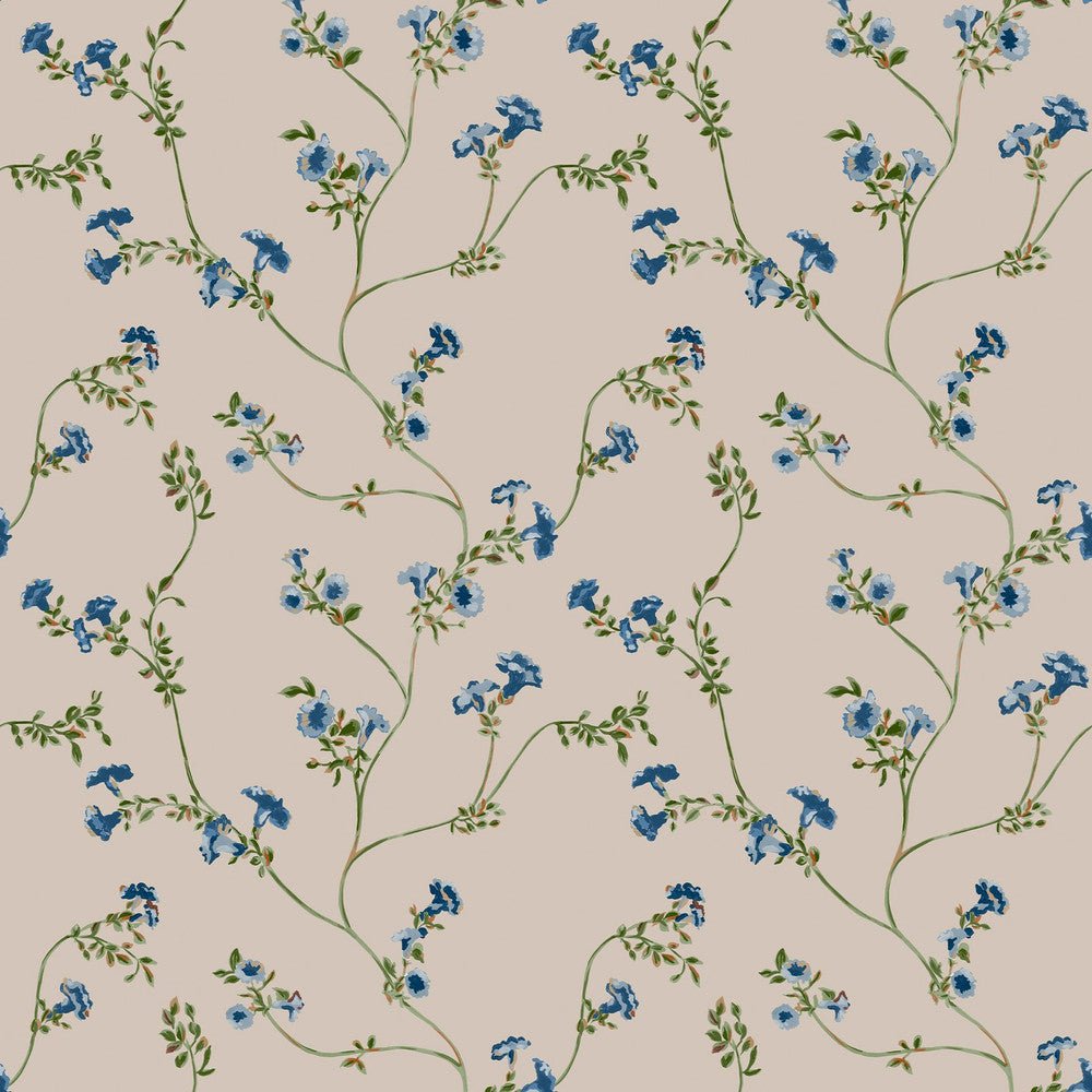 Robey Cottage Floral Wallpaper - Cream - Joules - 120875 - Premier Wallcovering