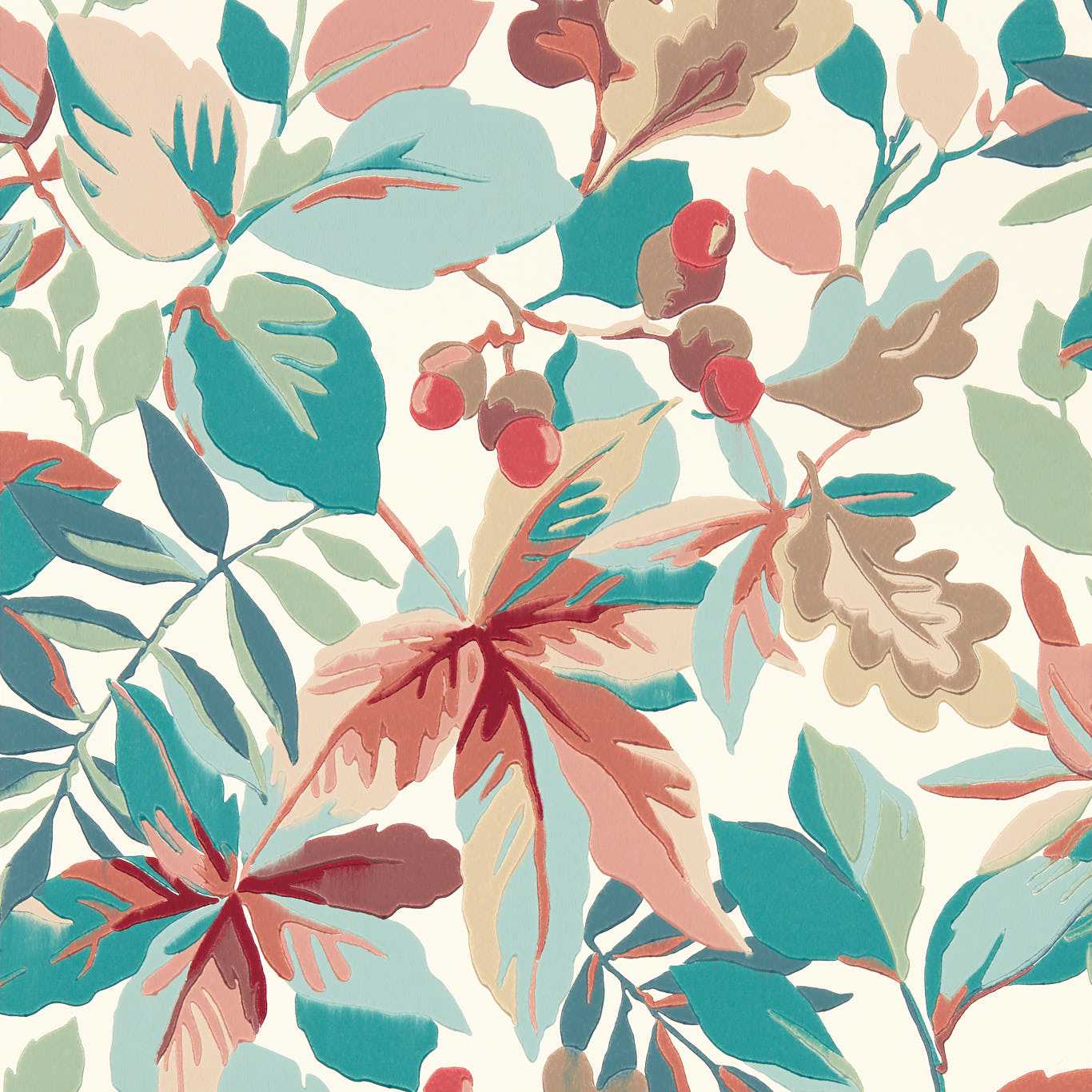 Robin's Wood Wallpaper - Inkwood - DABW217225 - Sanderson - Premier Wallcovering