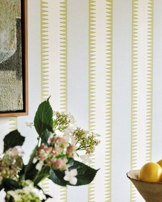 Rocco Wallpaper - Green - J198W - 01 - Jane Churchill - Premier Wallcovering