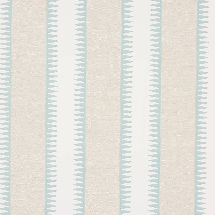 Rocco Wallpaper - Beige/Aqua - J198W - 05 - Jane Churchill - Premier Wallcovering
