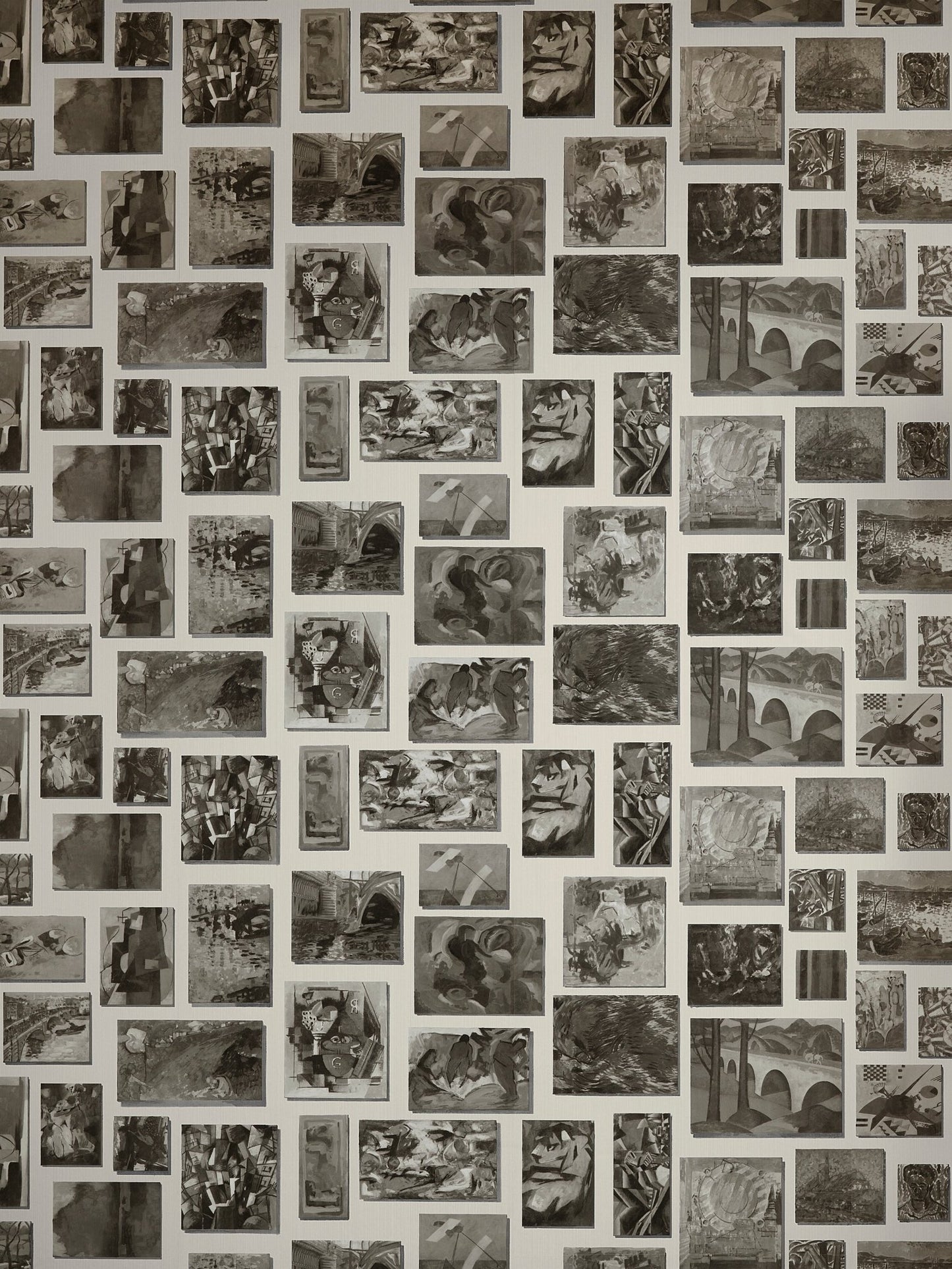 Rockefeller Wallpaper - Stone - Andrew Martin - MUSROSTA - Premier Wallcovering