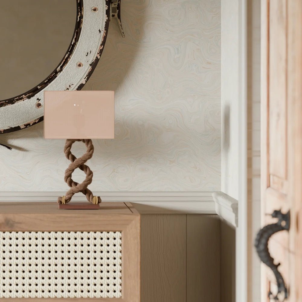 Rockpool Marble Wallpaper - Sand - LAN100321 - Lucie Annabel - Premier Wallcovering