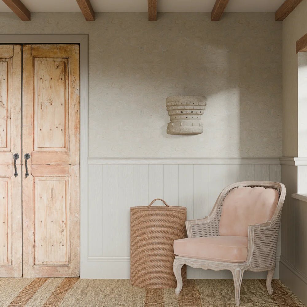 Rockpool Marble Wallpaper - Sand - LAN100321 - Lucie Annabel - Premier Wallcovering