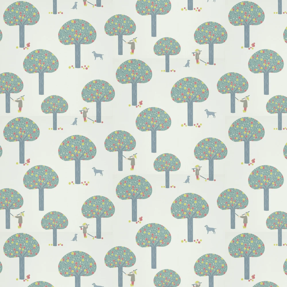 Rodney Street Wallpaper - Delicate Blue - Little Greene - 0231RODELIC - Premier Wallcovering