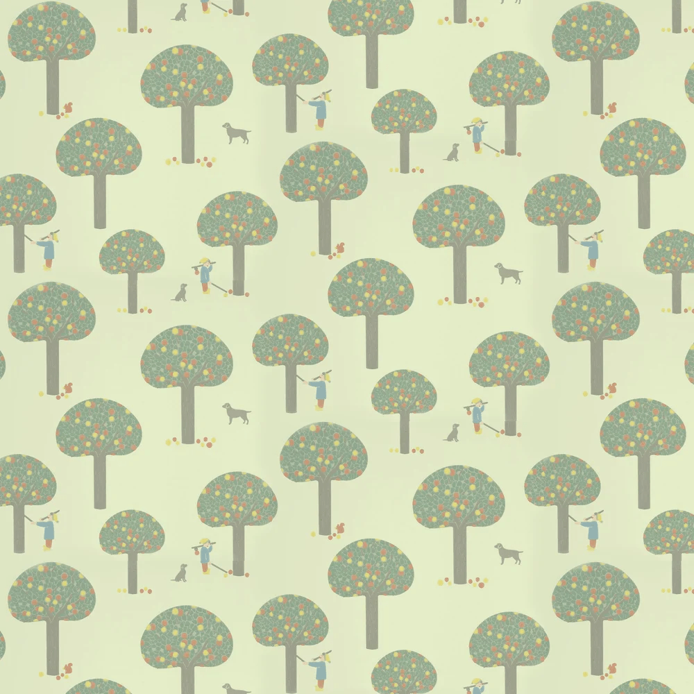 Rodney Street Wallpaper - Pea Green - Little Greene - 0231ROPEAGR - Premier Wallcovering