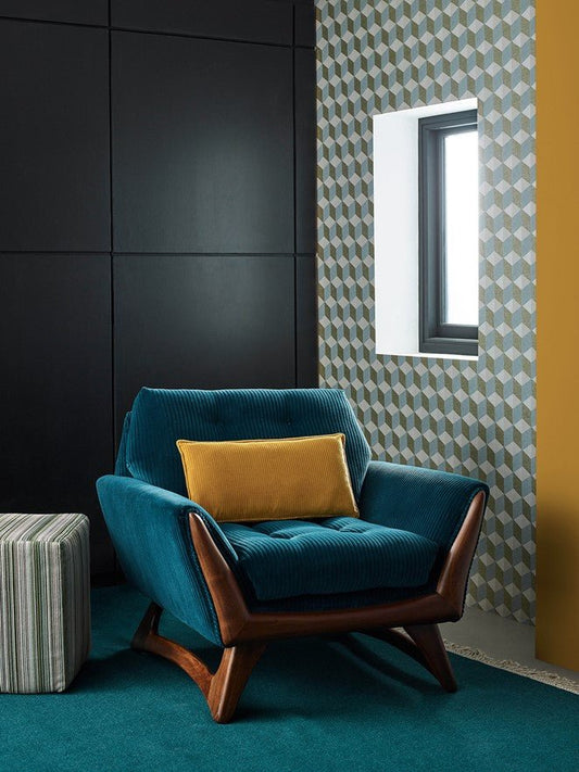 Roma Fabric - Paon - Manuel Canovas - M4058-08 - Premier Wallcovering