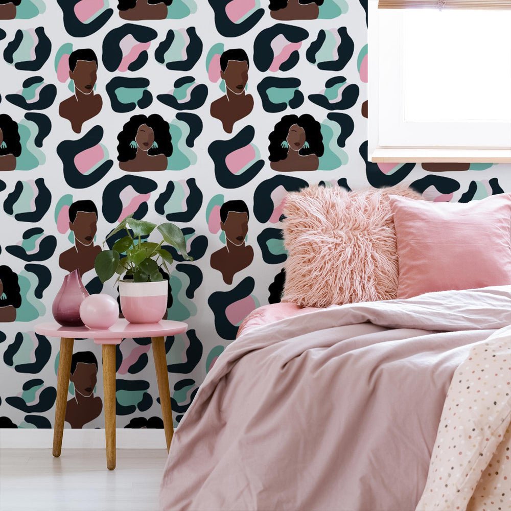 Rosa Wallpaper - Candy Pink & Mint Green - Lust Home - LH900102 - Premier Wallcovering