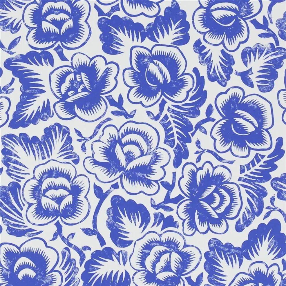 Rosario Wallpaper - Cobalt - P592/07 - Designers Guild - Premier Wallcovering