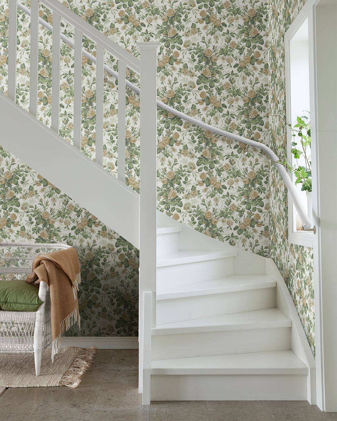 Rosdalen Wallpaper - Green - Midbec - 16035 - Premier Wallcovering