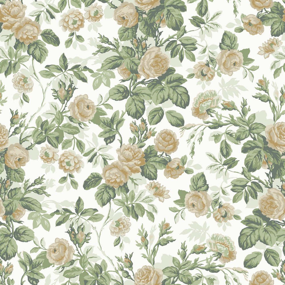 Rosdalen Wallpaper - Green - Midbec - 16035 - Premier Wallcovering