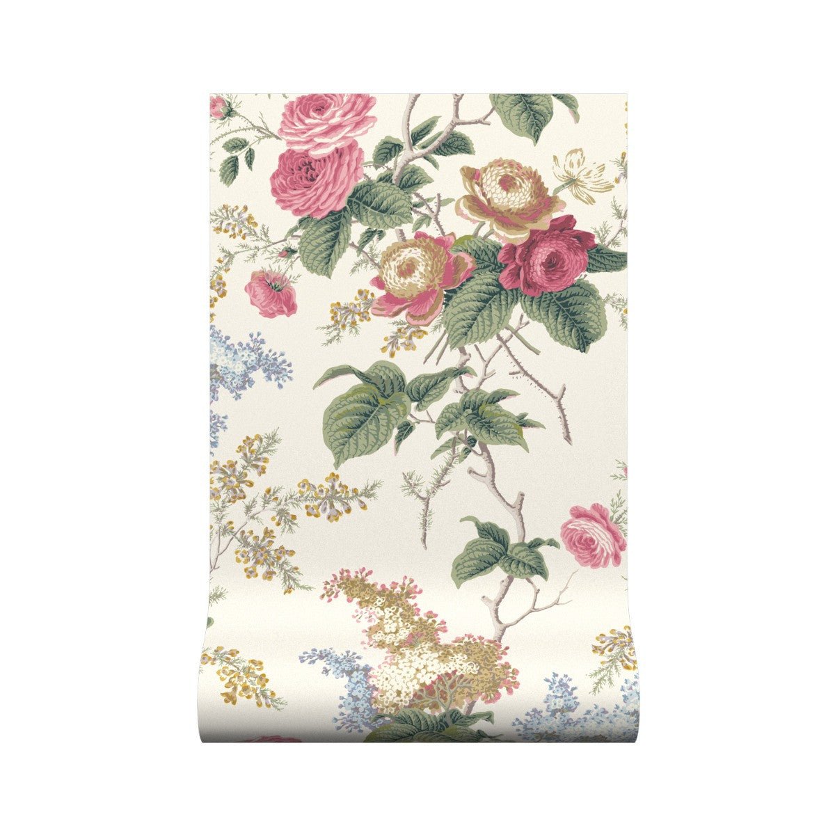 Rosemoore Wallpaper - Ivory - Warner House - Premier Wallcovering