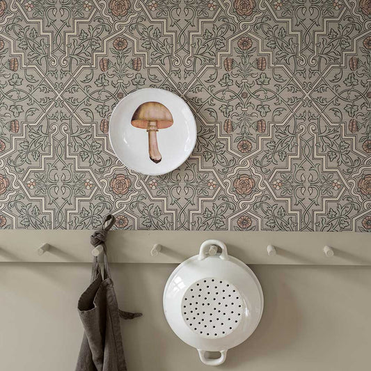 Rosenvinge Wallpaper - Pink - Boråstapeter - 4501 - Premier Wallcovering