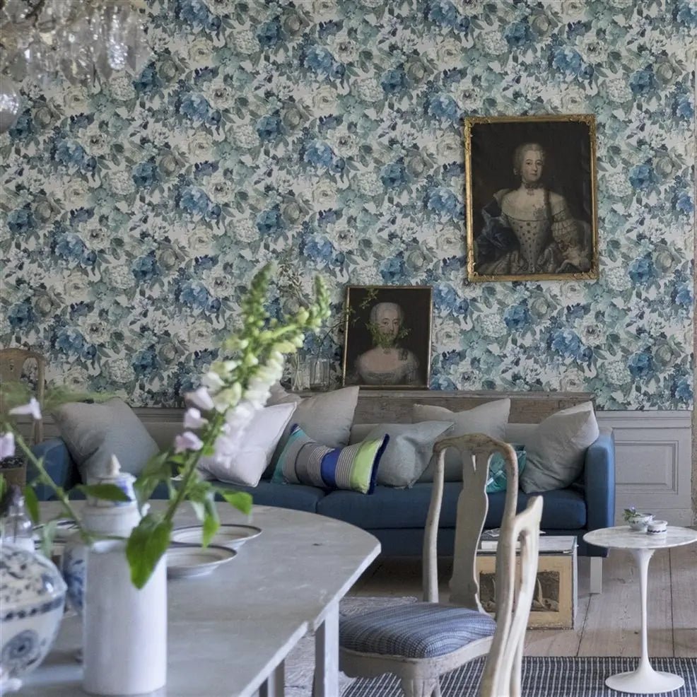 Roseto Wallpaper - Slate - Designers Guild - PDG675/02 - Premier Wallcovering