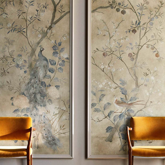 Rotherby Wallpaper - Indienne - ZKEM312660 - Zoffany - Premier Wallcovering