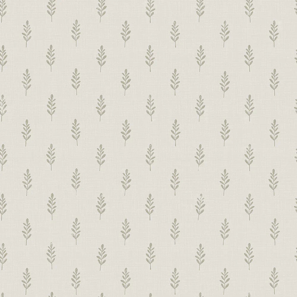 Rowan Wallpaper - Natural - LAN100143 - Lucie Annabel - Premier Wallcovering