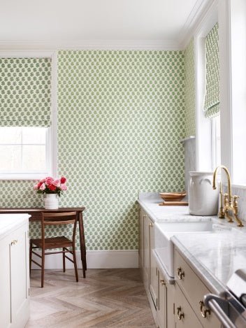 Rowan Wallpaper - Soft Red - J179W - 01 - Jane Churchill - Premier Wallcovering