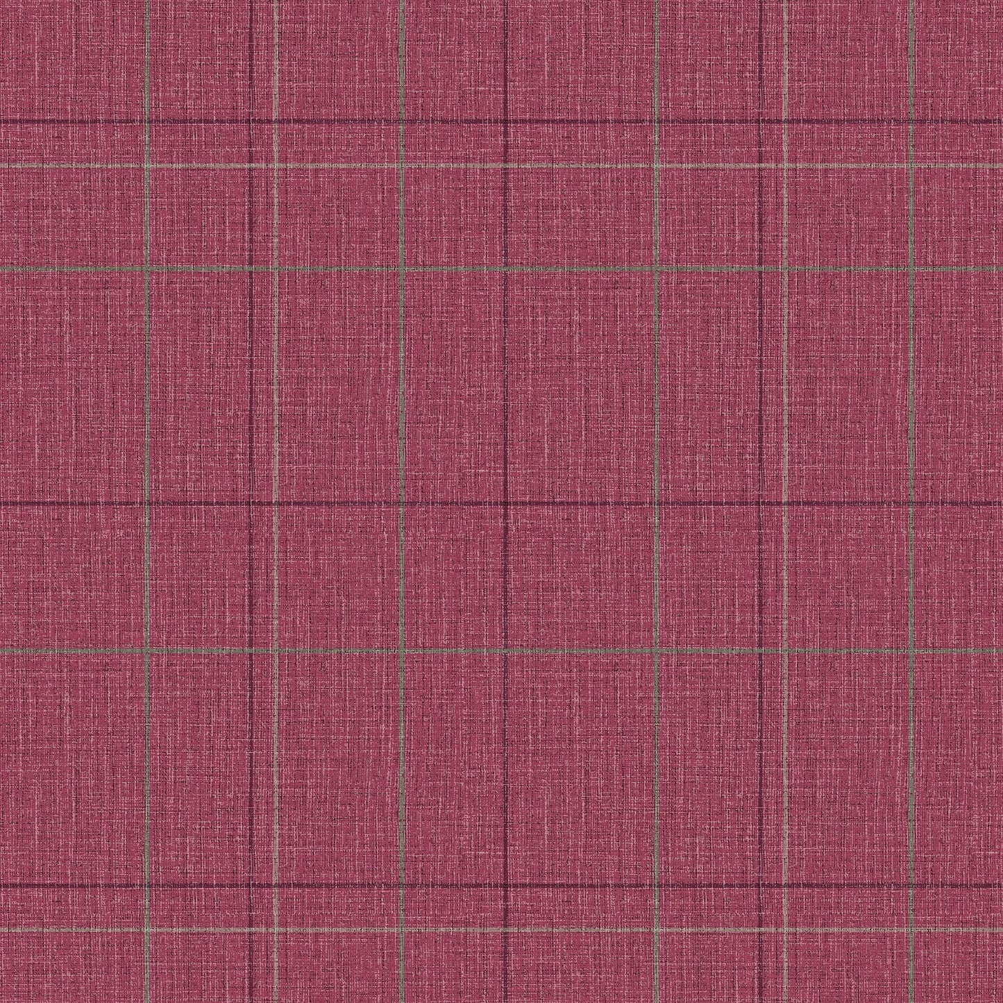 Royal Check Wallpaper - Berry, Rich Plum and Mint - Lucie Annabel - LAN100473 - Premier Wallcovering