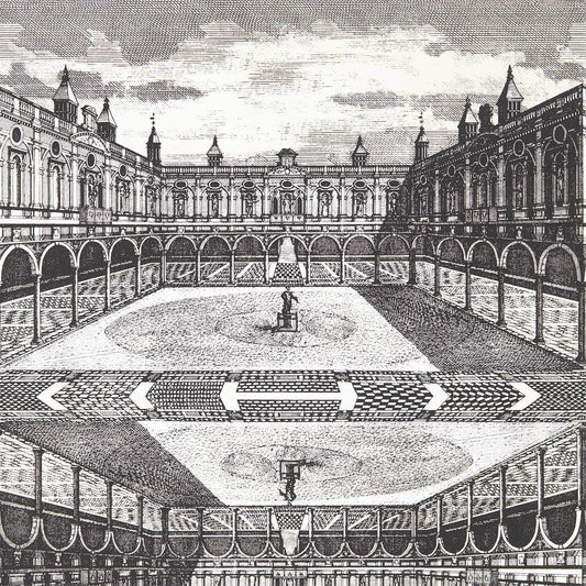 Royal Exchange Wallpaper - Snow/Architects White - ZPLW312972 - Zoffany - Premier Wallcovering