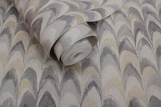 Ruba Wallpaper - Grey - Holden Décor - 36130 - Premier Wallcovering