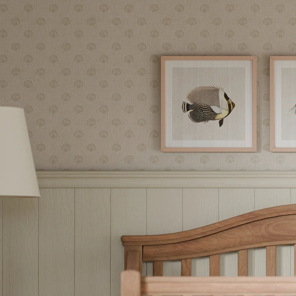 Runswick Bay Wallpaper - Sand - LAN100275 - Lucie Annabel - Premier Wallcovering