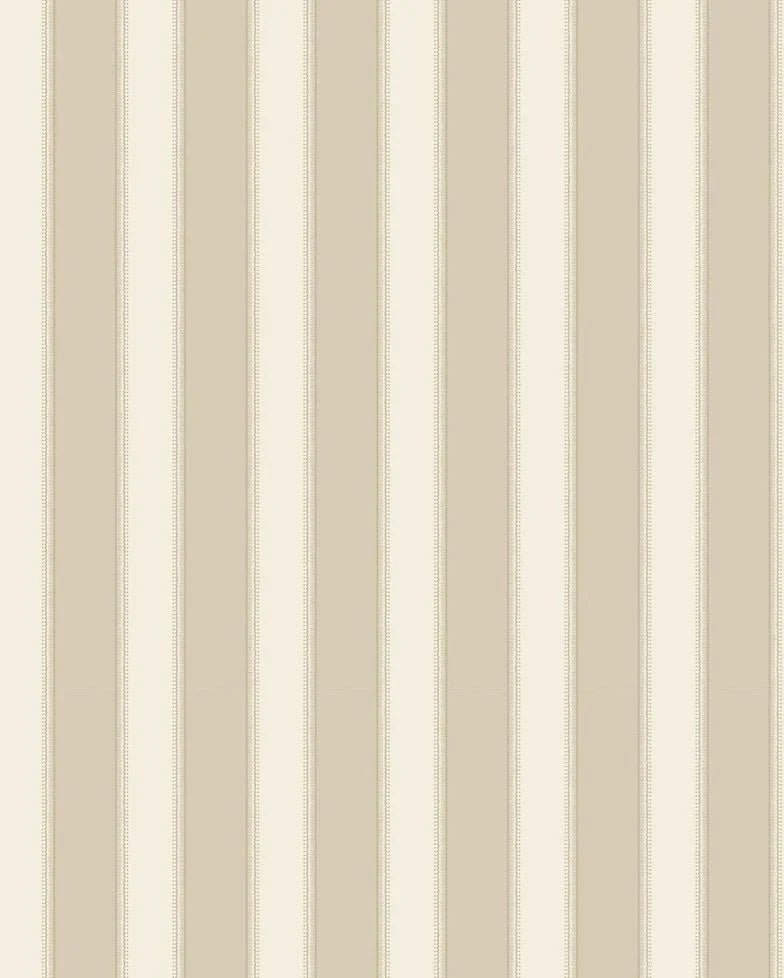 Sackville Stripe Wallpaper - Taupe - Nina Campbell - NCW4492 - 04 - Premier Wallcovering