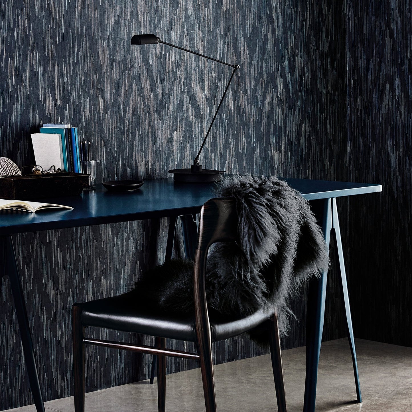 Sakari Wallpaper - Twilight - Romo - Picota - W433/05 - Premier Wallcovering