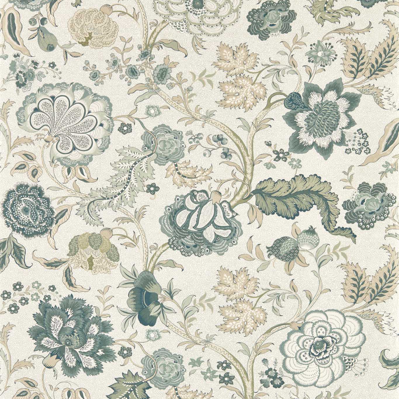 Salisbury Wallpaper - Yew Green - Sanderson - DHIP217489 - Premier Wallcovering