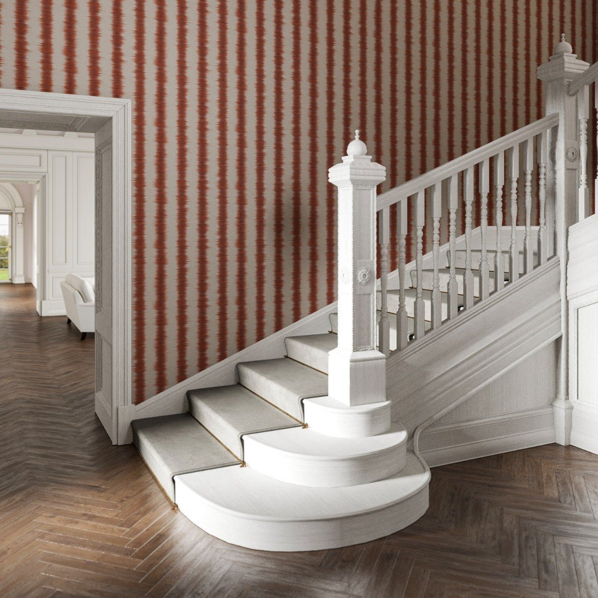 Samarkand Wallpaper - Spice - Warner House - Premier Wallcovering