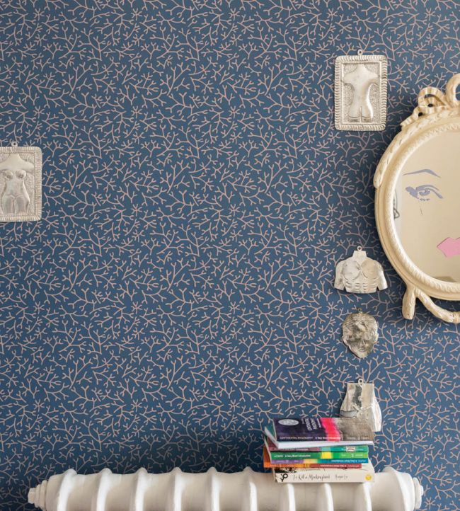 Samphire Wallpaper - White - 4001 - Farrow & Ball - Premier Wallcovering