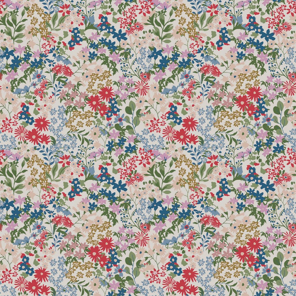 Sanders Ditsy Wallpaper - Cream - Joules - 120878 - Premier Wallcovering