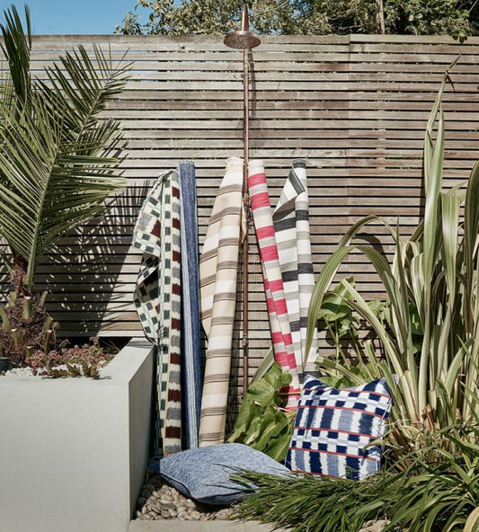 Sandy Lane Performance Fabric - Azzuro - Christopher Farr Cloth - CF11514 - 02 - Premier Wallcovering