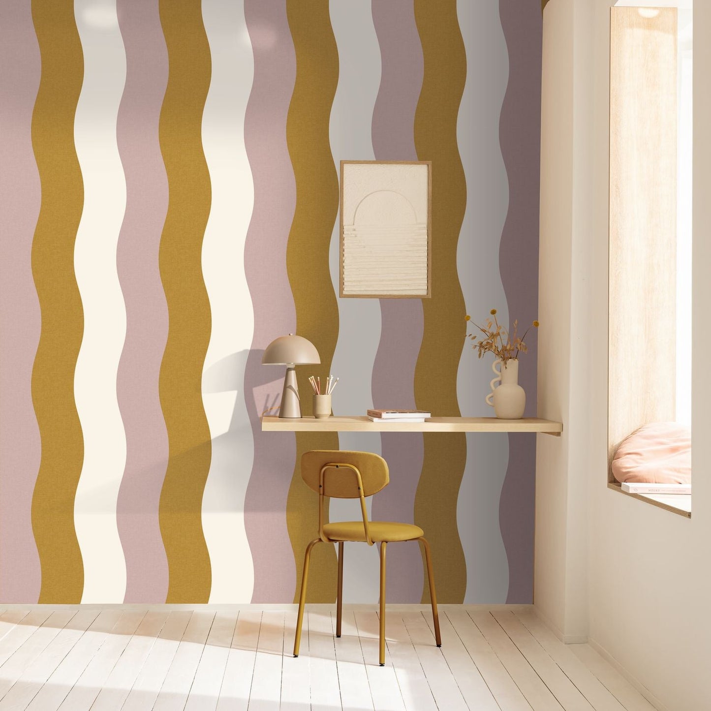 Sandy Wallpaper - Violet - Caselio - 106475076 - Premier Wallcovering