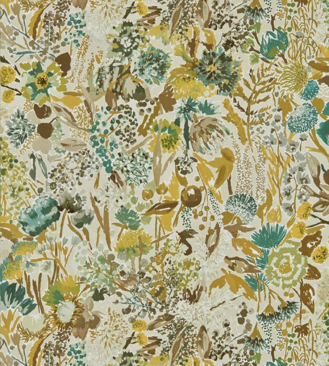 Sanguine Wallpaper - Succulent/Seaglass/Nectar/Sail Cloth - HQN2112840 - Harlequin - Premier Wallcovering