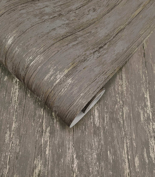 Sapele Wallpaper - Charcoal - Holden Décor - 66150 - Premier Wallcovering