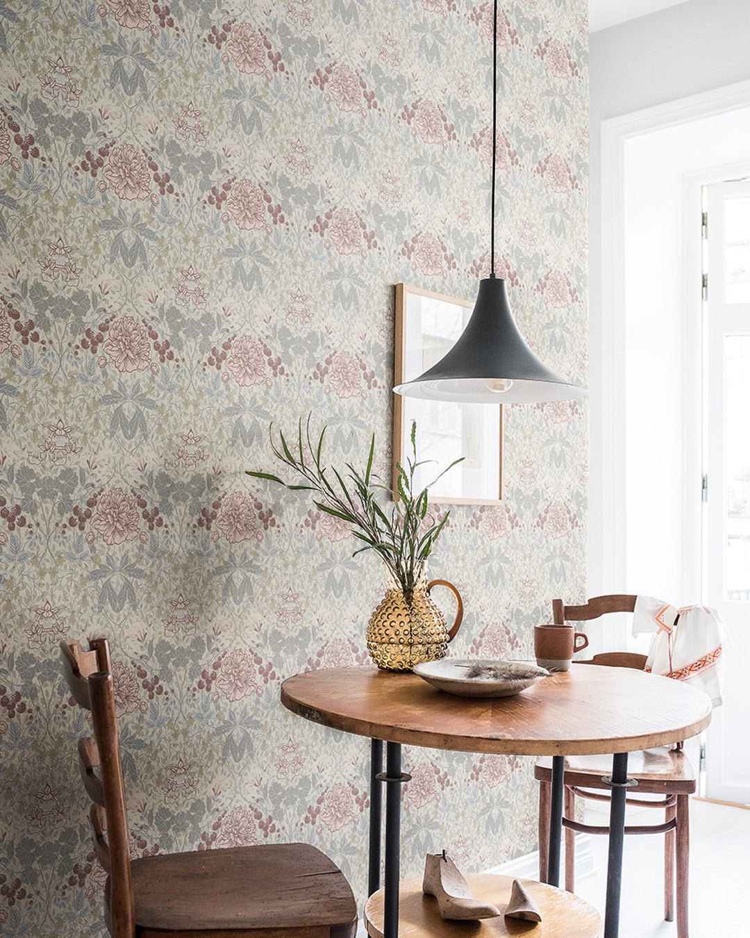 Sarah Wallpaper - Light Pink - Midbec - 28015 - Premier Wallcovering