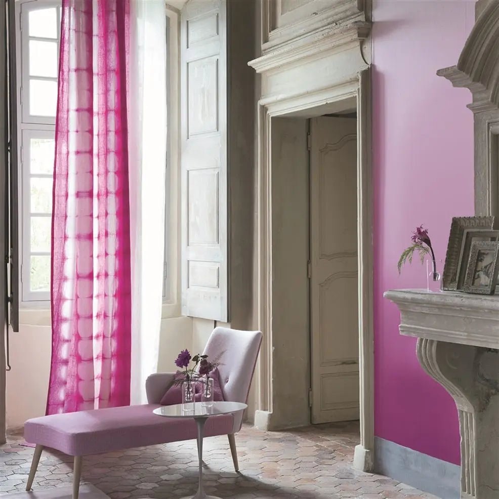 Saraille Wallpaper - Fuchsia - P600/06 - Designers Guild - Premier Wallcovering