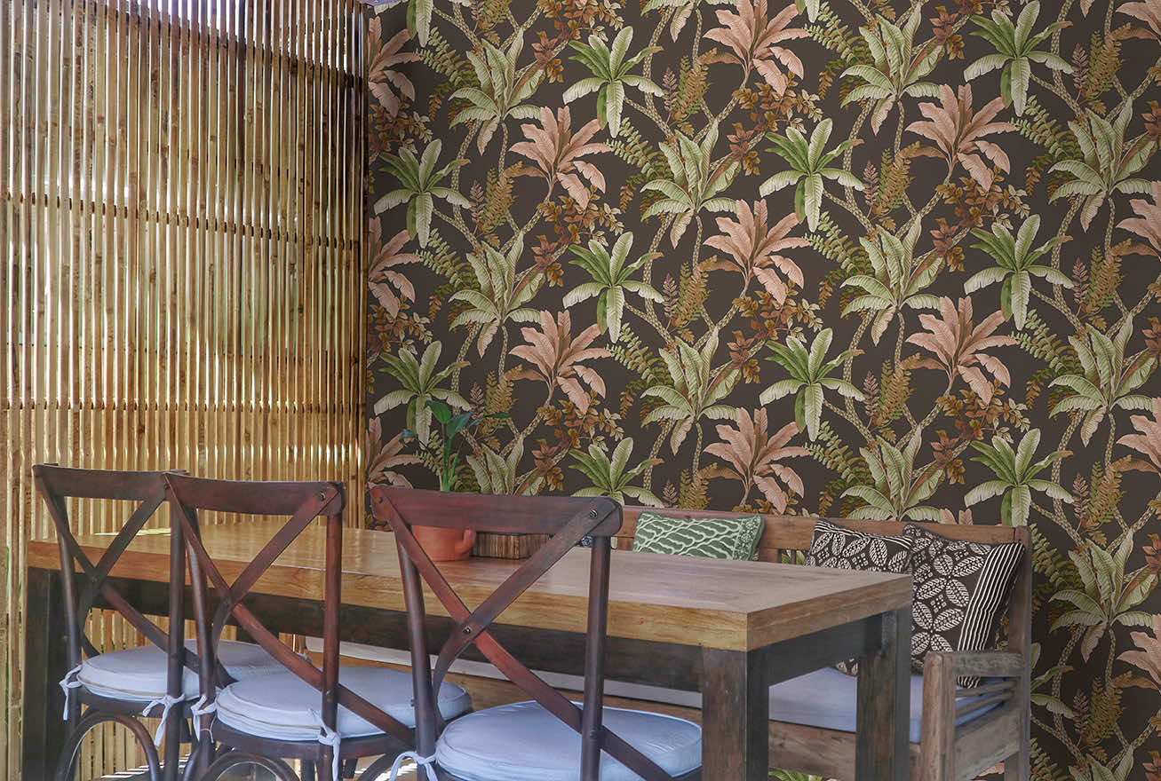 Saranda Wallpaper - Charcoal - Holden Décor - 91823 - Premier Wallcovering